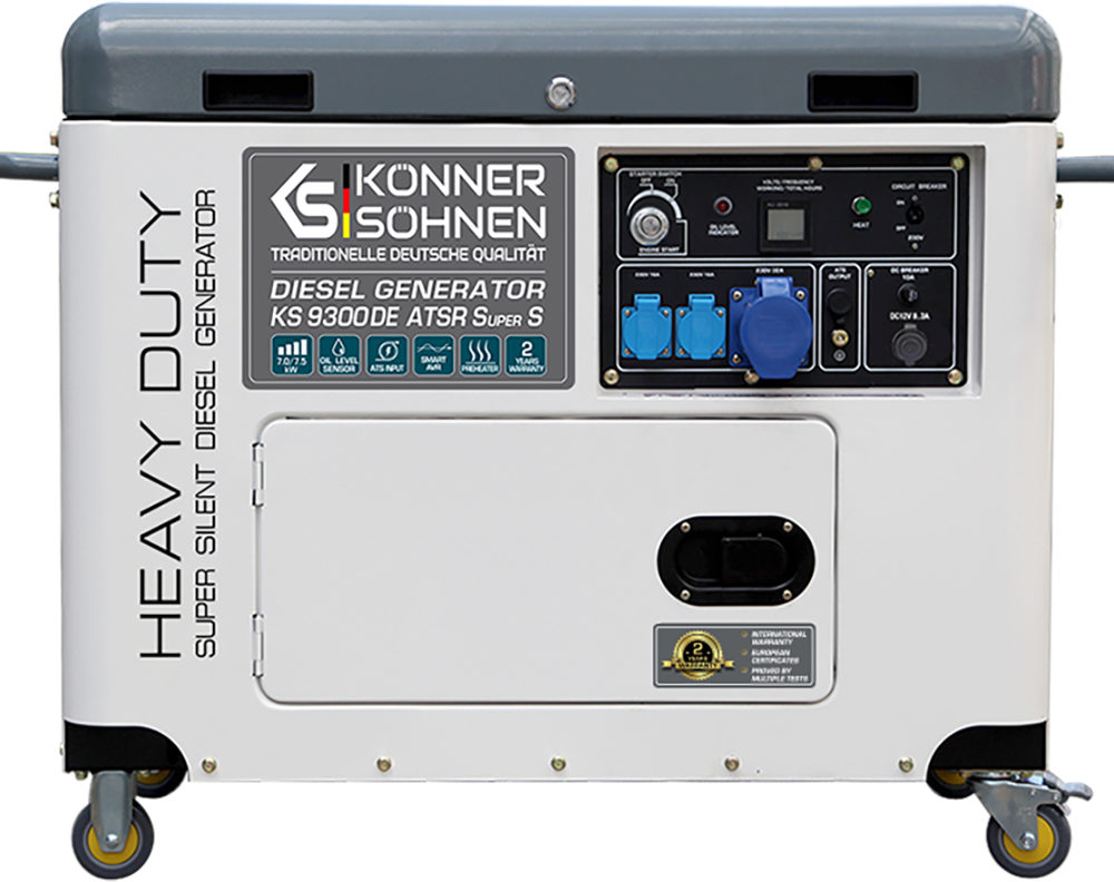 Diesel generator "Könner & Söhnen" KS 9300DE ATSR SUPER S (EURO V)