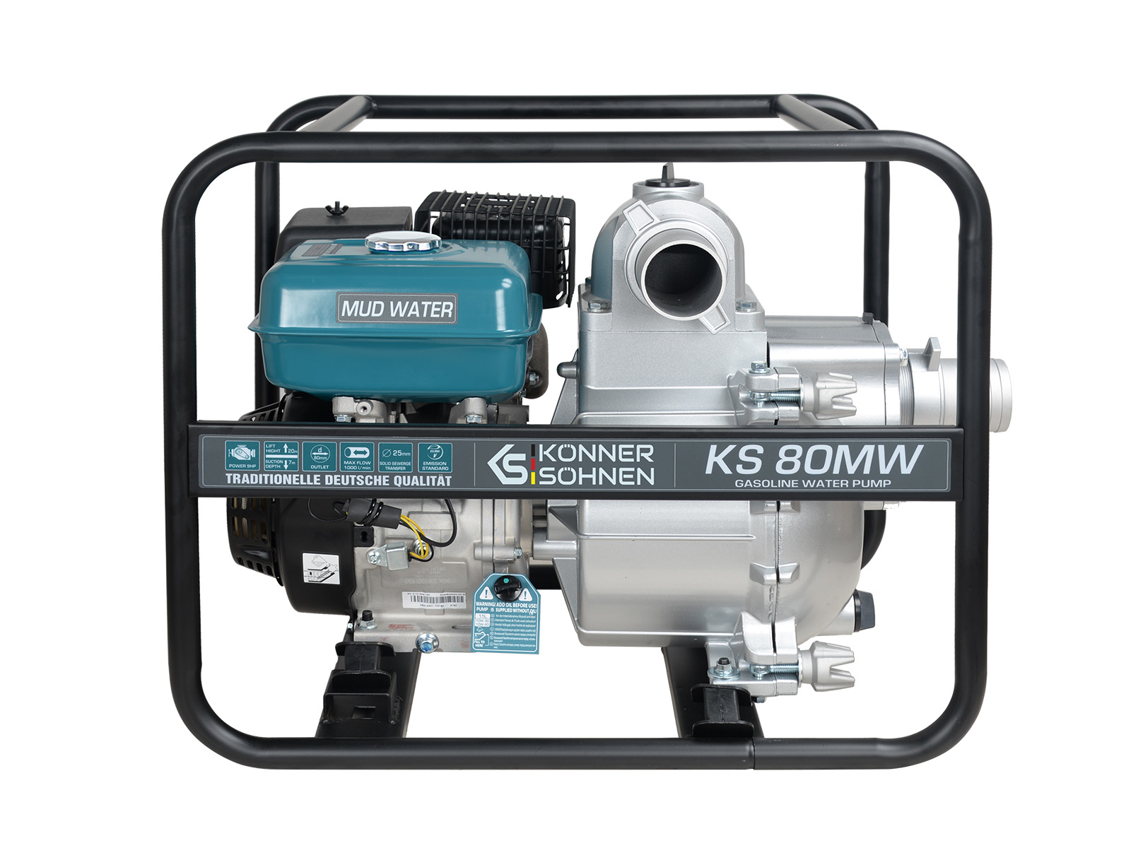 Motopompa pentru apă contaminată puternic KS 80MW