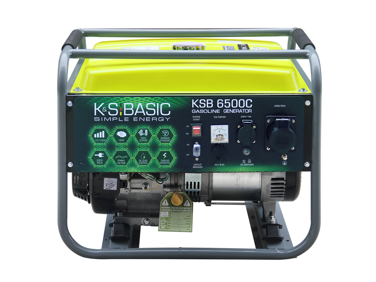 Gasoline generator "K&S BASIC" KSB 6500C