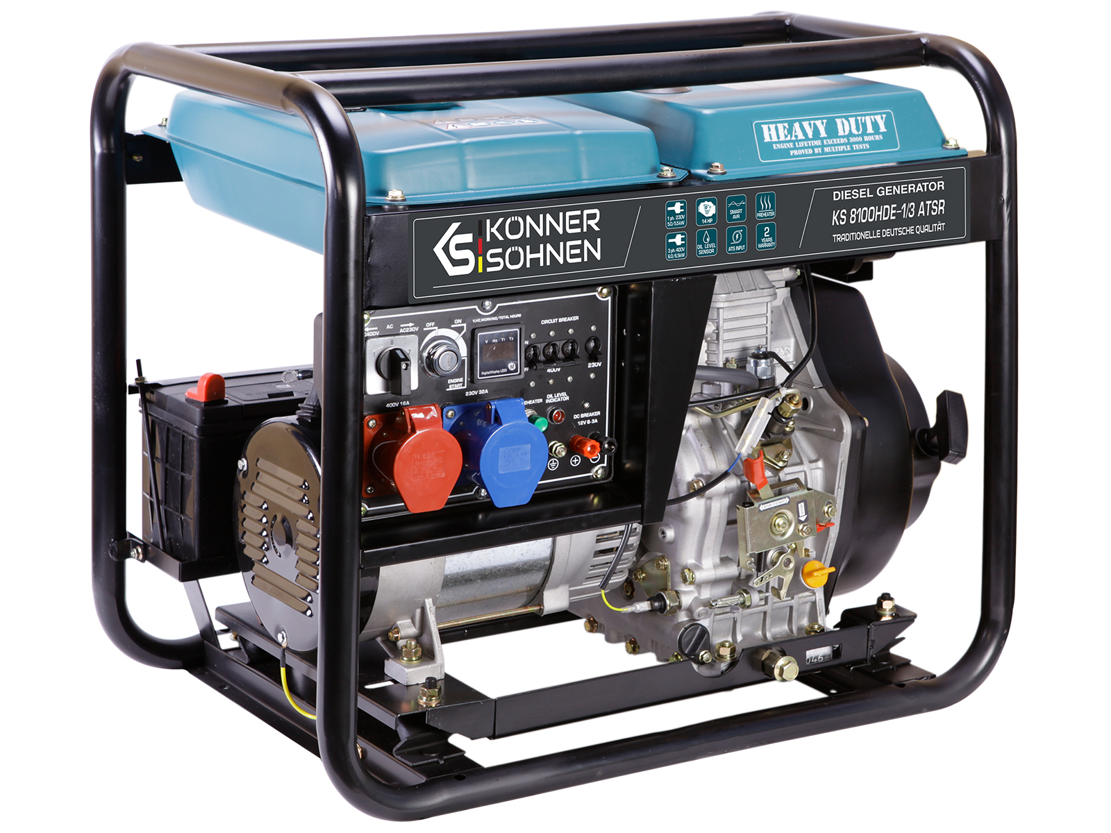 Diesel generator "Könner & Söhnen" KS 8100HDE-1/3 ATSR (EURO V)