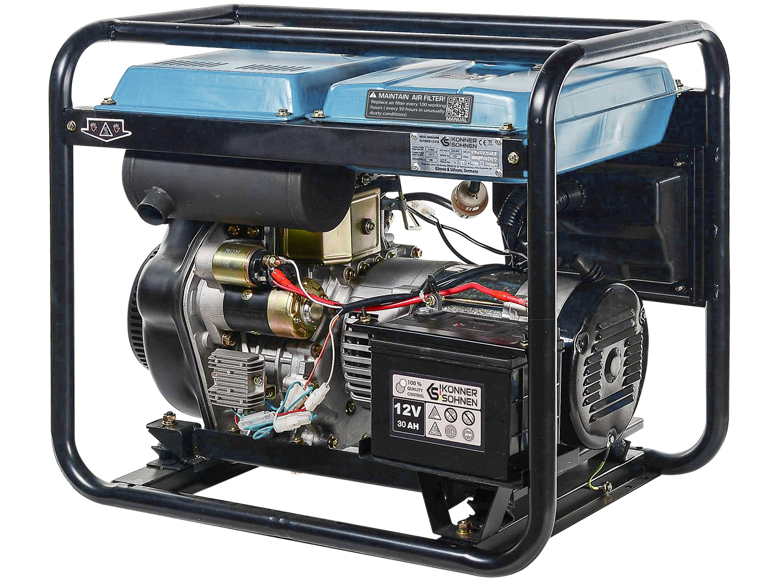 Diesel generator "Könner & Söhnen" KS 8100HDE-1/3 ATSR (EURO V)