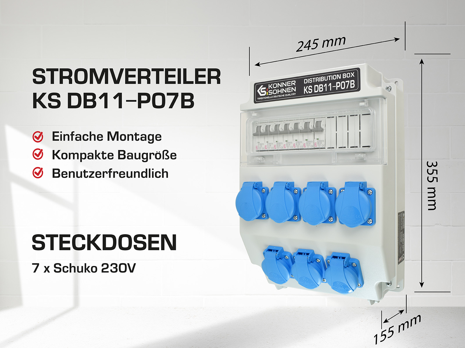 Stromverteiler KS DB11-P07В