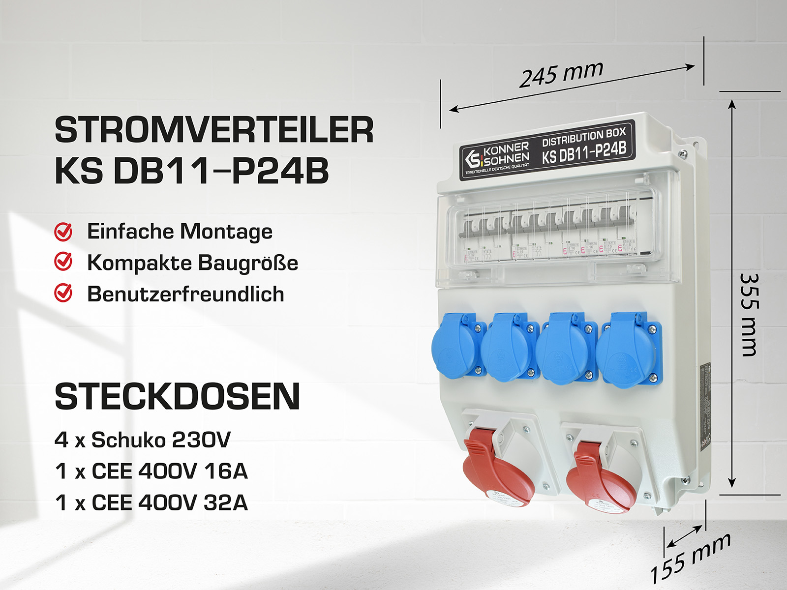Stromverteiler KS DB11-P24В