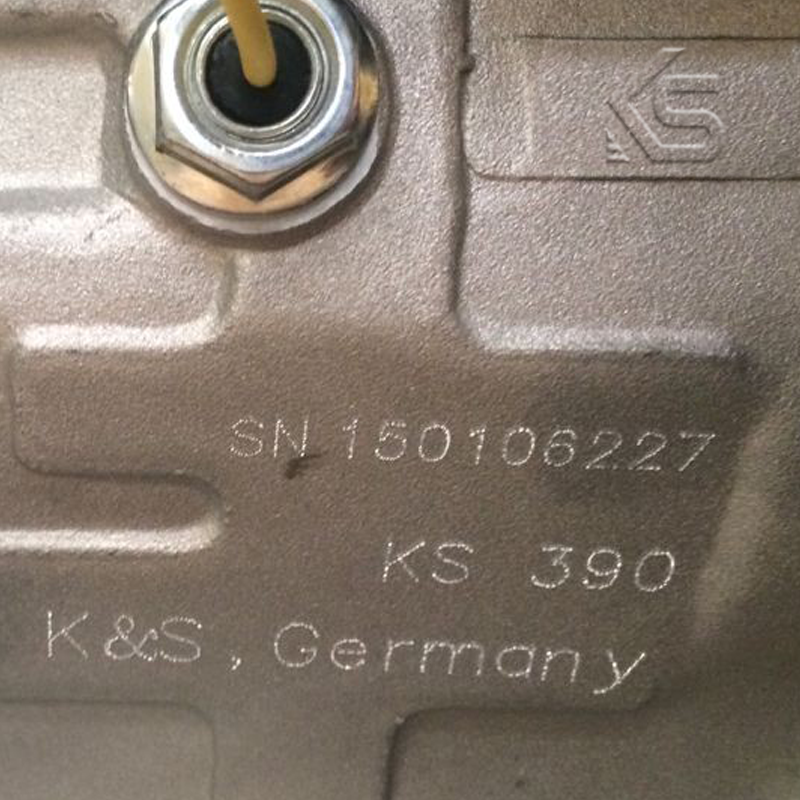 Individual serial numbers on engines