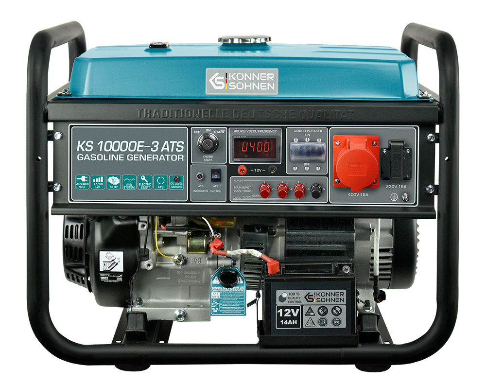 Générateur à essence "Könner & Söhnen" KS 10000E-3 ATS