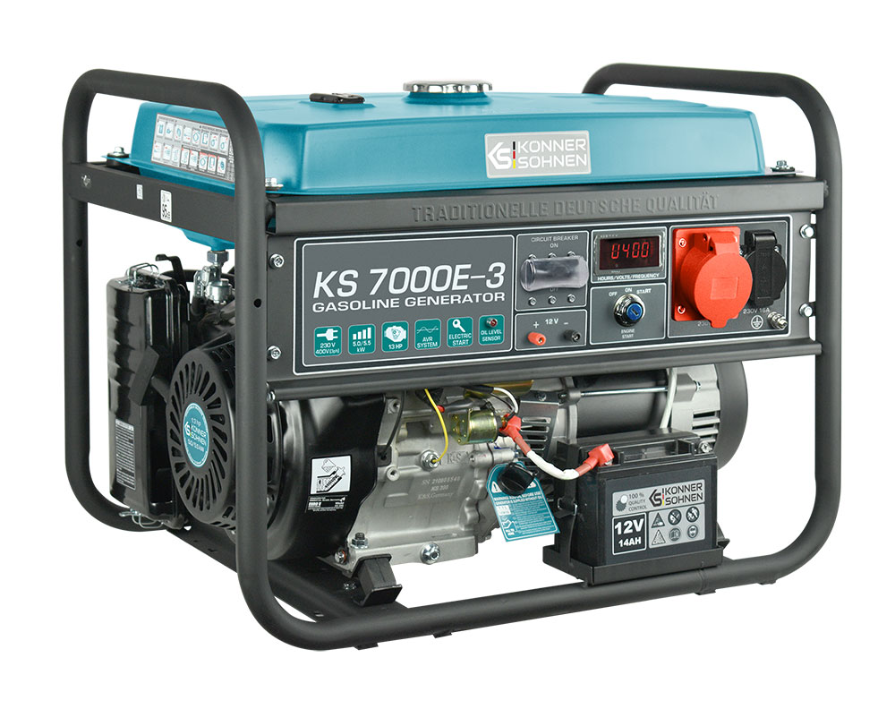 Benzin-Generator "Könner & Söhnen" KS 7000E-3