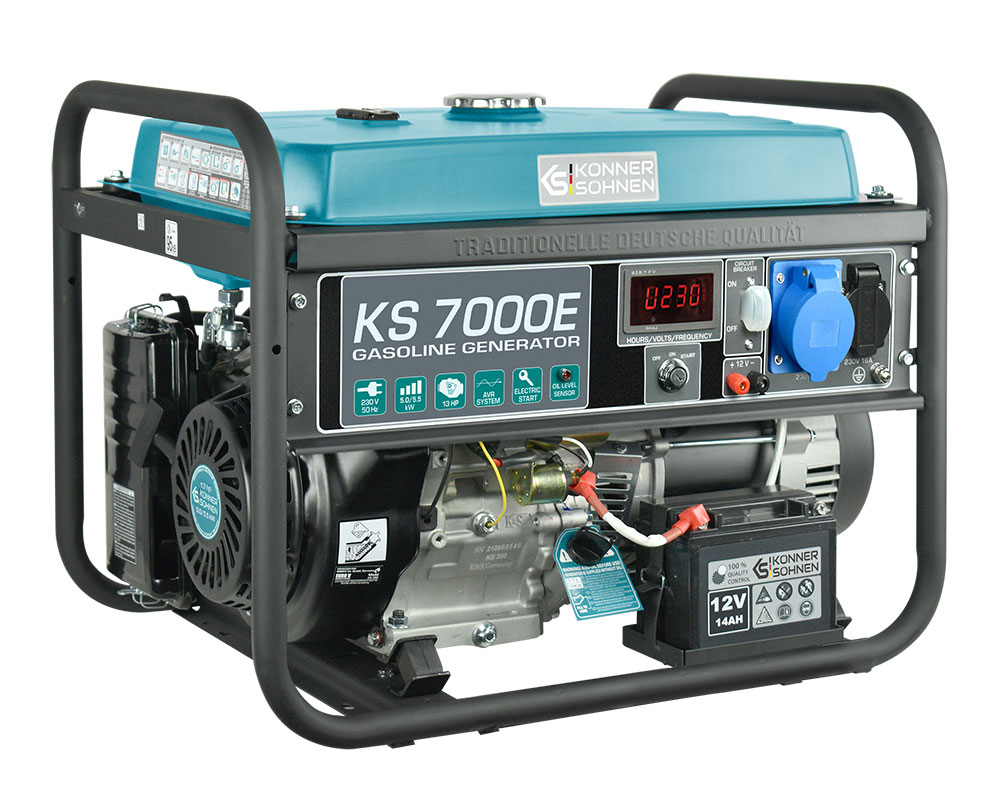 Gasoline generator "Könner & Söhnen" KS 7000E