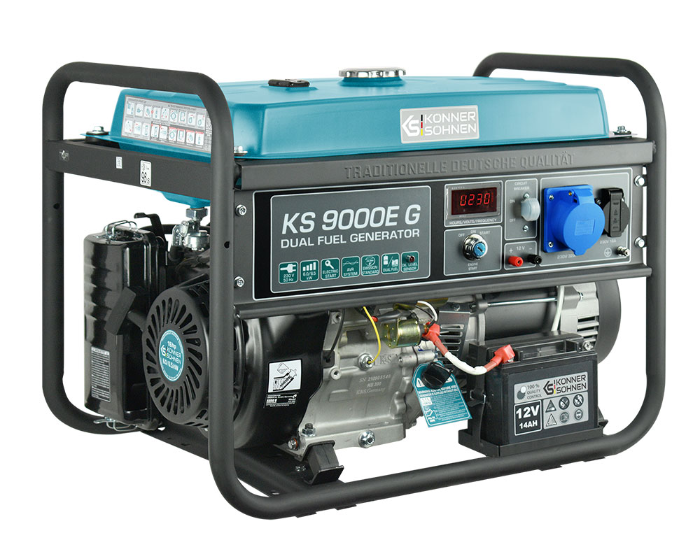 Generator benzynowo-gazowy "Könner & Söhnen" KS 9000E G