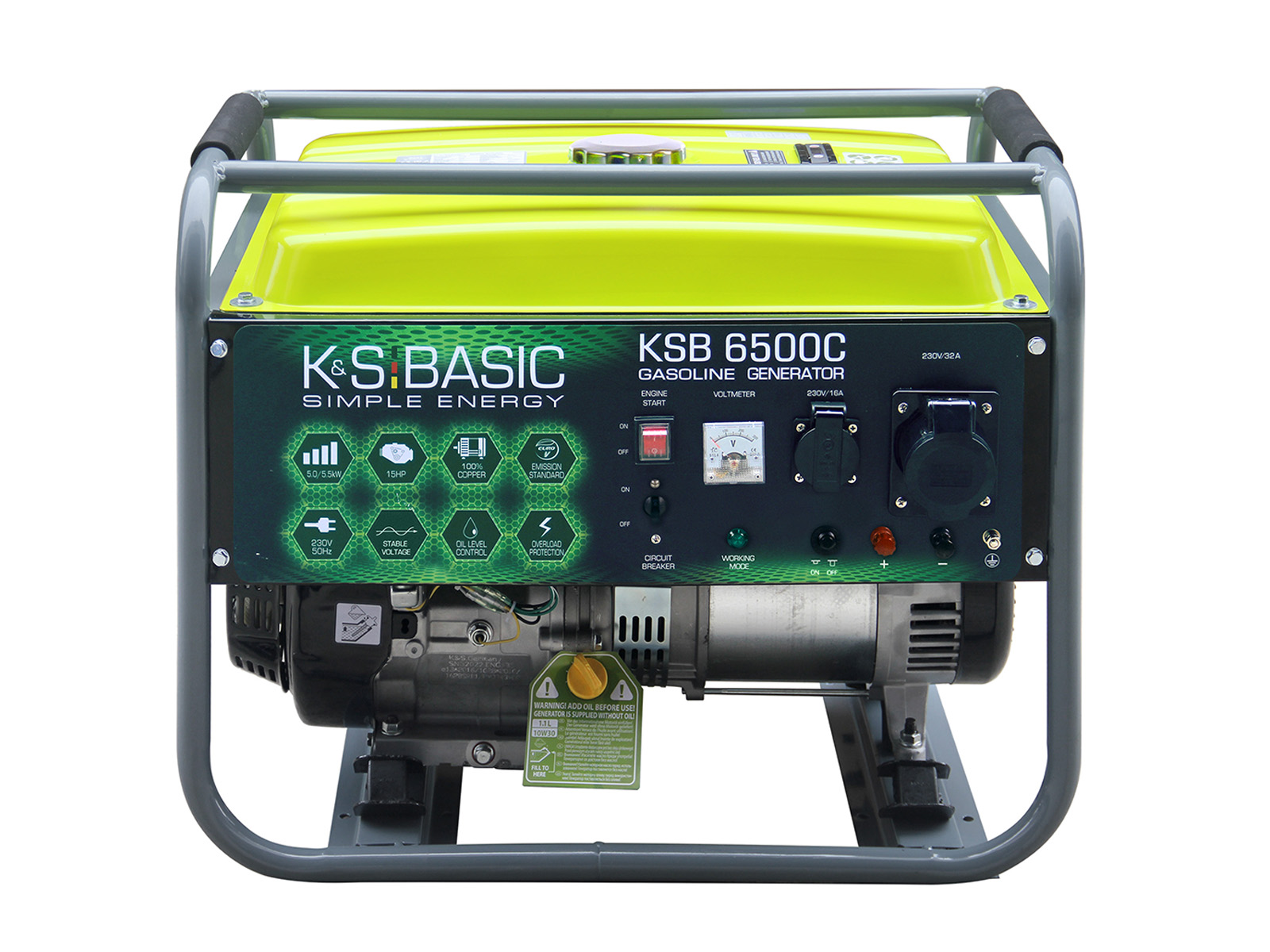 Gasoline generator "K&S BASIC" KSB 6500C