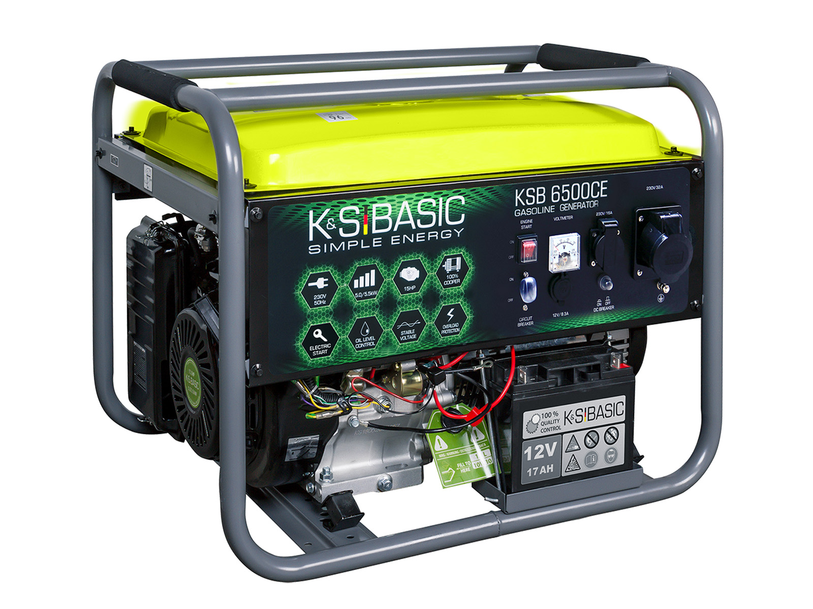 Benzin-Generator KSB 6500CE