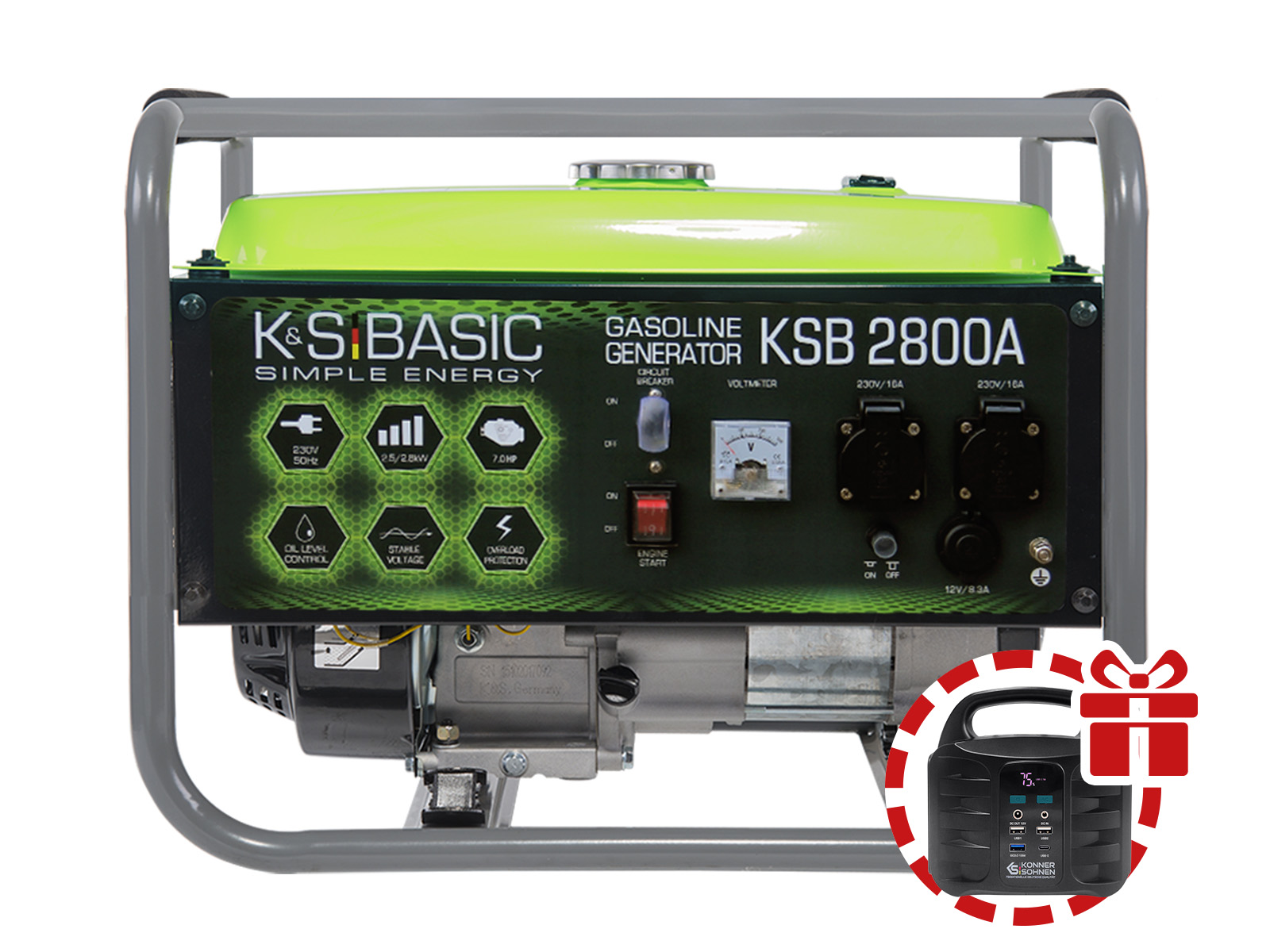 Gasoline generator "K&S BASIC" KSB 2800A