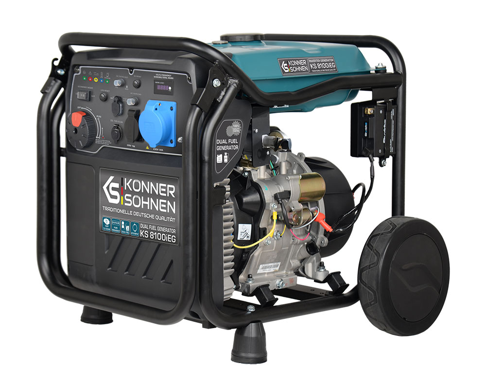 Generator inwertorowy gazowo-benzynowy KS 8100iEG