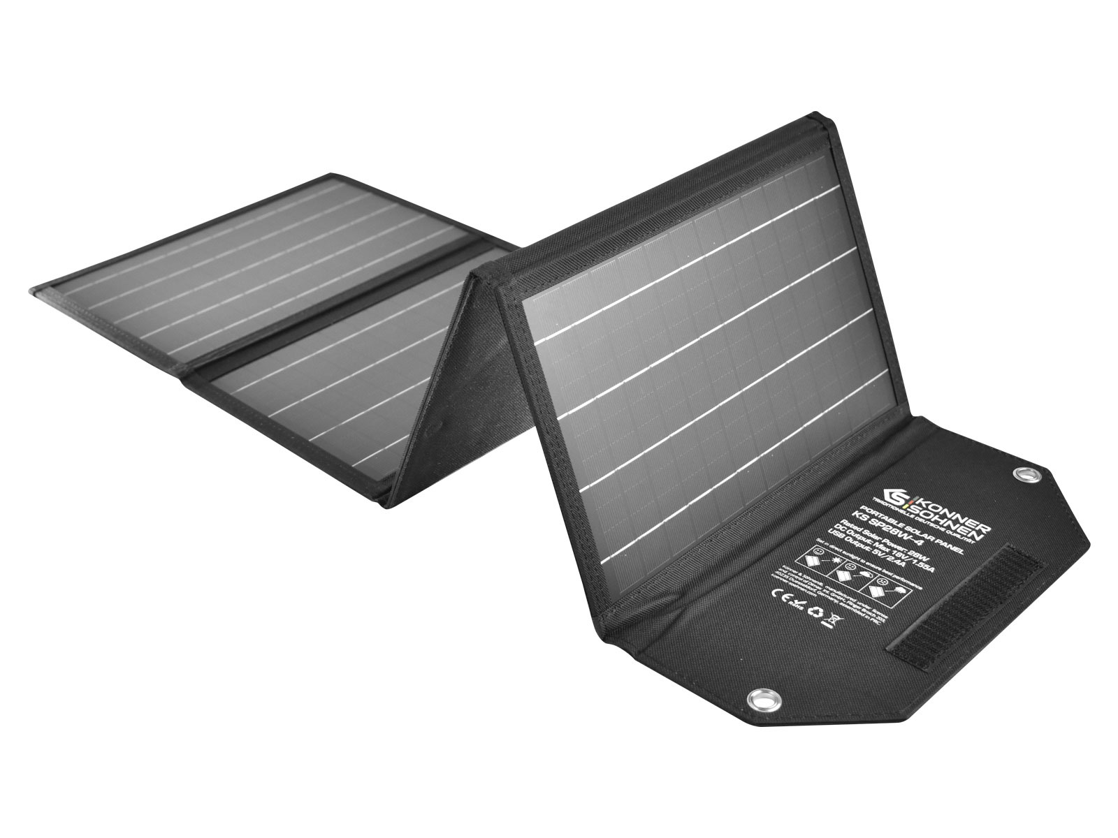 Portables Solarpanel KS SP28W-4
